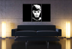 Quadro POP Art dipinto a mano Audrey HEPBURN | varie dimensioni