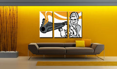 Dipinto a mano POP Art AL PACINO 3 pezzi al7 - immagine 2