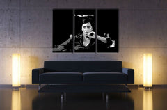 Dipinto a mano POP Art AL PACINO 3 pezzi - immagine 2