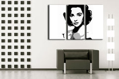 Quadro POP Art dipinto a mano Elizabeth Taylor | varie dimensioni