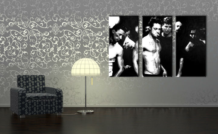 Quadro POP Art dipinto a mano Fight Club | varie dimensioni