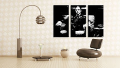 Dipinto a mano POP Art GODFATHER 3 pezzi god8 - immagine 2