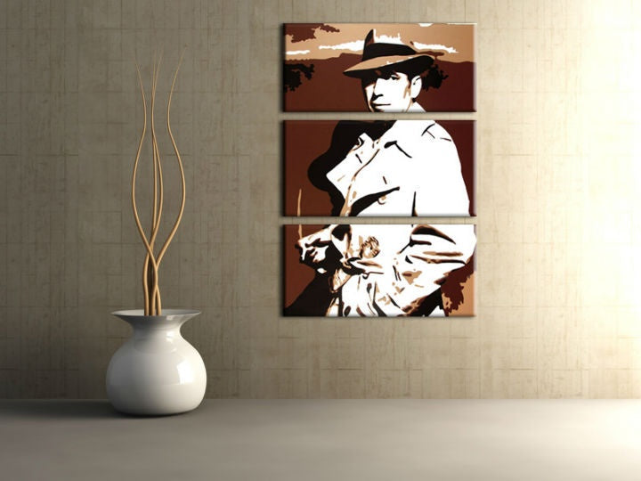 Pittura POP Art dipinta a mano BOGARD 3 parti bog
