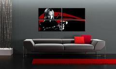 Quadro POP Art dipinto a mano Kill Bill 4 pezzi kb - immagine 2