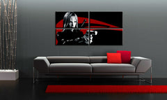 Quadro POP Art dipinto a mano Kill Bill 4 pezzi kb