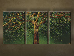 Quadro dipinto a mano TREE 3 pannelli NU0029E3 | varie misure