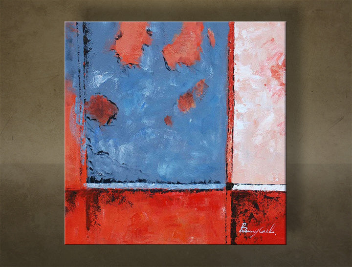 Quadro dipinto su muro ABSTRACT NU0006E1 | varie misure