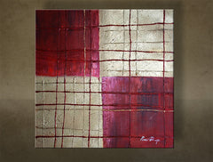 Quadro dipinto su muro ABSTRACT NU0007E1 | varie misure