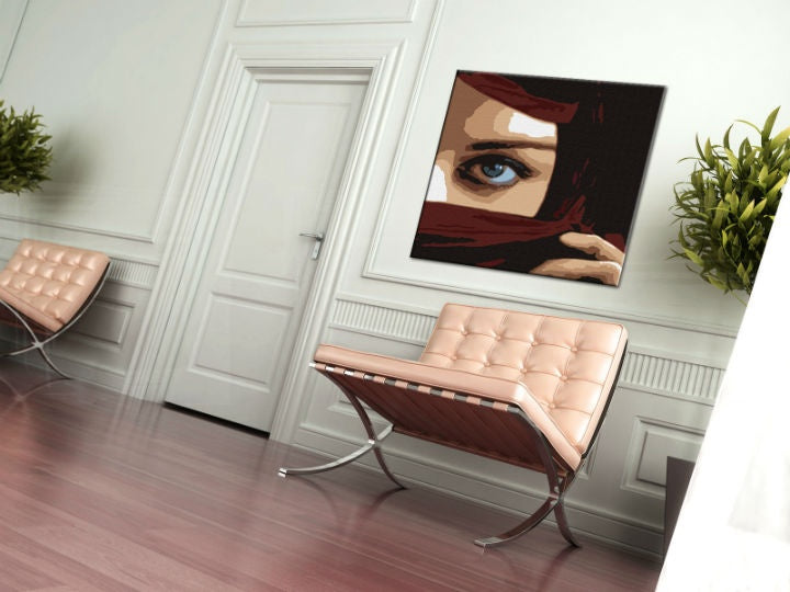 Occhio POP Art dipinto a mano 1 pezzo di pittura dell'occhio - immagine 2