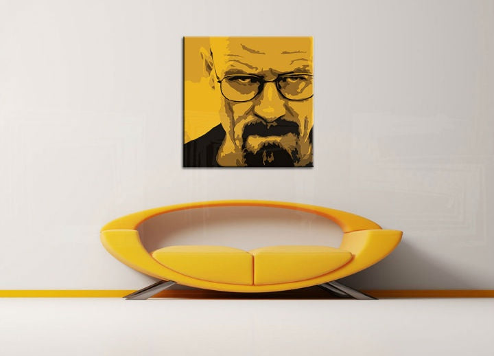 Dipinto a mano POP Art Breaking Bad 4 pezzi brb