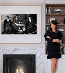 Dipinti su tela - PREMIUM ART – PEAKY BLINDERS fratelli - immagine 2