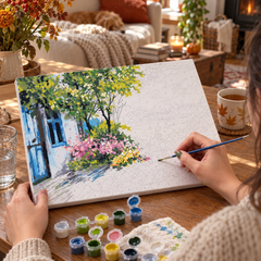 Pittura per numeri MEDIO – contenuto del kit