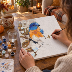 Pittura per numeri CINCIA – contenuto del kit