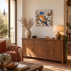 Pittura per numeri CINCIA – il quadro finito alla parete
